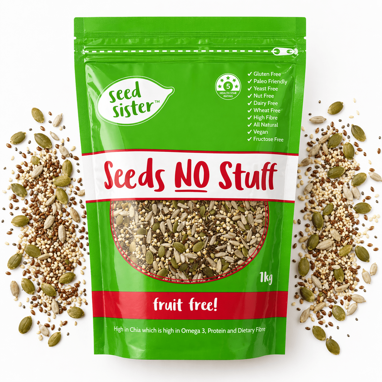 Seeds No Stuff- No Fruit Seed Blend